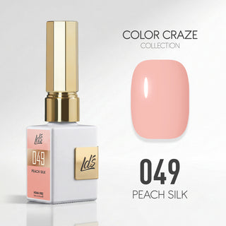 LDS Color Craze Gel Nail Polish - 049 Peach Silk