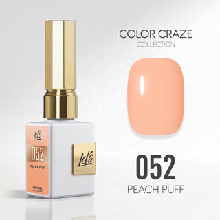LDS Color Craze Gel Nail Polish - 052 Peach Puff