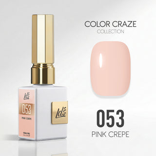 LDS Color Craze Gel Nail Polish - 053 Pink Crepe