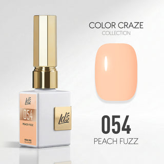 LDS Color Craze Gel Nail Polish - 054 Peach Fuzz