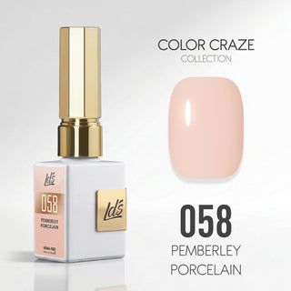 LDS Color Craze Gel Nail Polish - 058 Pemberley Porcelain