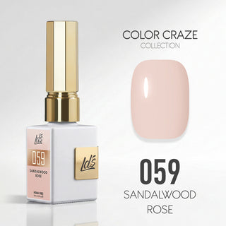 LDS Color Craze Gel Nail Polish - 059 Sandalwood Rose