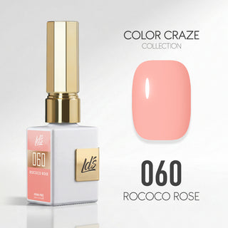 LDS Color Craze Gel Nail Polish - 060 Rococo Rose