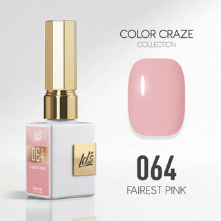 LDS Color Craze Gel Nail Polish - 064 Fairest Pink
