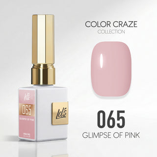 LDS Color Craze Gel Nail Polish - 065 Glimpse of Pink