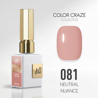 LDS Color Craze Gel Nail Polish - 081 Neutral Nuance