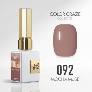 LDS Color Craze Gel Nail Polish - 092 Mocha Muse