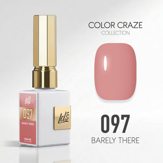 LDS Color Craze Gel Nail Polish - 097 Barely There