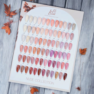 LDS Color Craze Collection - Set 72 Colors Nude Collection - Gel Polish 0.5oz