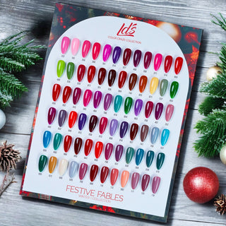 LDS Color Craze Winter 1 Gel Nail Polish - Set 72 Color - 0.5oz