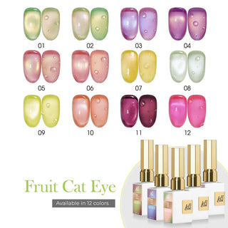 A'Dor Beauty - HEMA-Free Set 64 Colors Gel Polish - Color Me Gel-Ous Colletion + Free 1 Full LDS Fruit Cat Eye Collection (12 Colors)