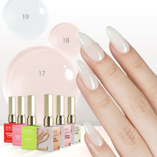 LAVIS Builder Gel in the Bottle Kit 6: 17, 18, 19 Base, Top, Protein Bond & Primer - 15ml