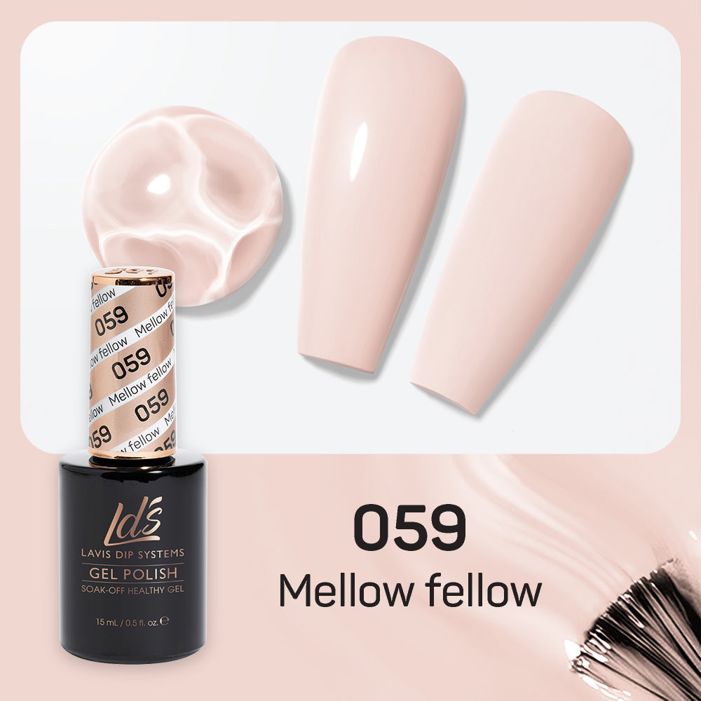 LDS Gel Polish 059 - Beige Colors - Mellow Fellow