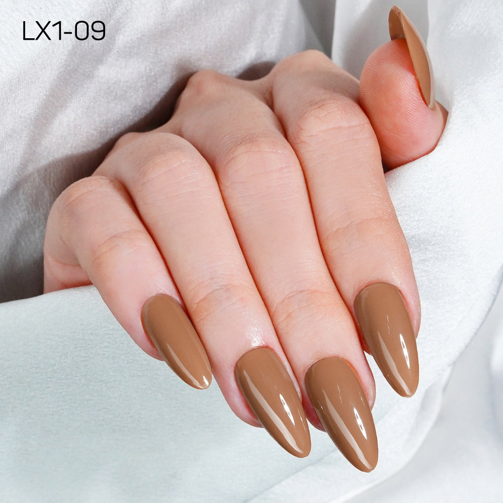 LAVIS LX1 - Set 36 Color - Gel Polish 0.5 oz - Coffee & Caramel Collection