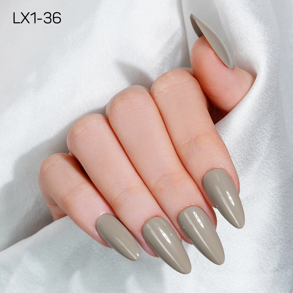 LAVIS LX1 - Set 36 Color - Gel Polish 0.5 oz - Coffee & Caramel Collection