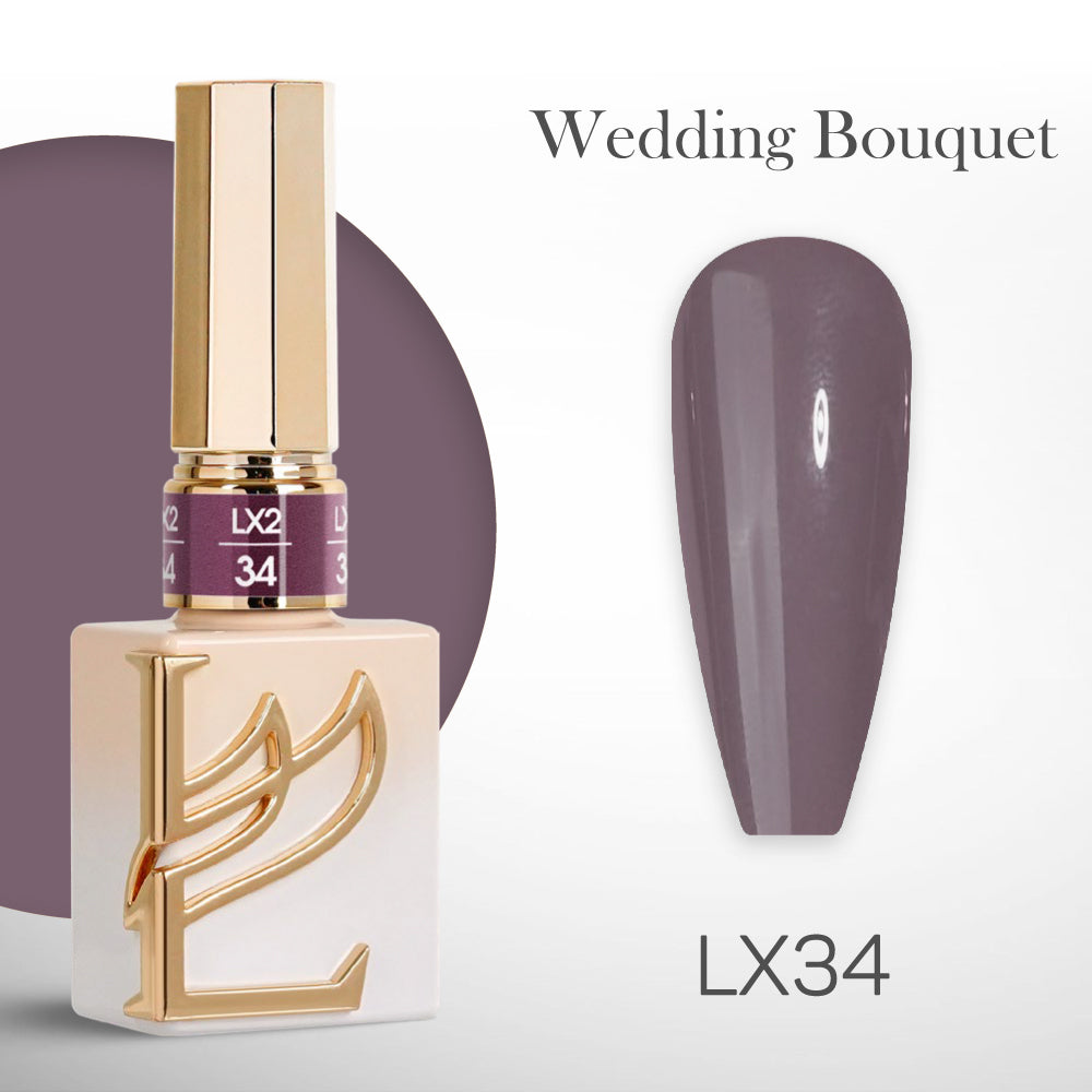 LAVIS LX2 - 34  - Gel Polish 0.5 oz - Wedding Bouquet Collection