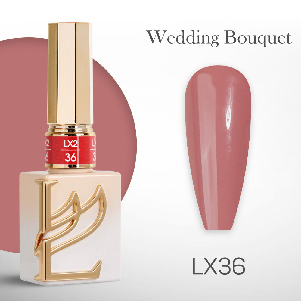 LAVIS LX2 - 36  - Gel Polish 0.5 oz - Wedding Bouquet Collection