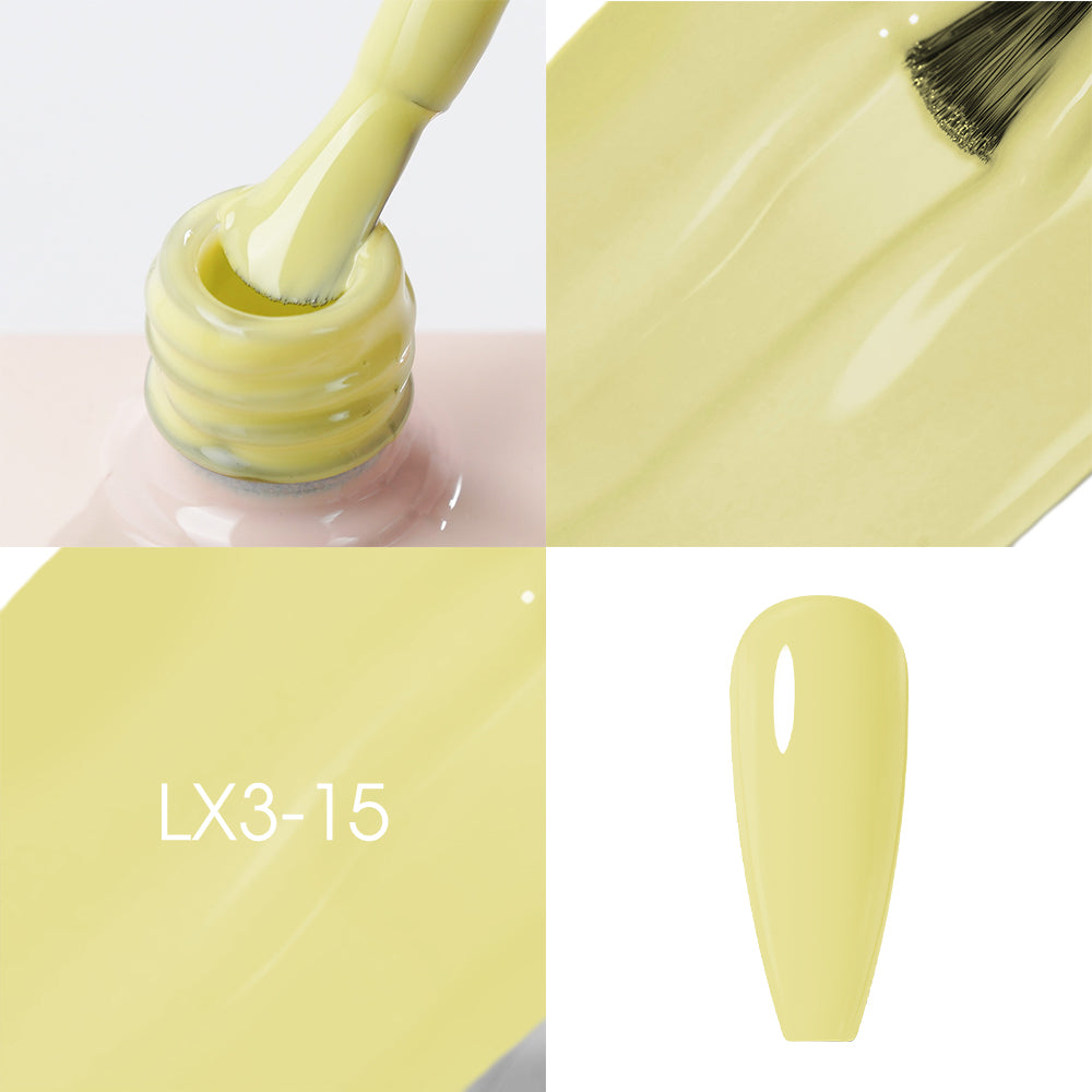 LAVIS LX3 - 15 - Gel Polish 0.5 oz - Pastel Flow Collection