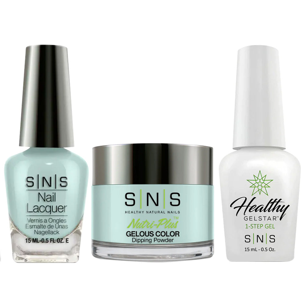 SNS 3 in 1 - DR11 Be-Calm Fog - Dip (1oz), Gel & Lacquer Matching