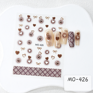 3D Nail Art Stickers MO424 - MO425 - MO426