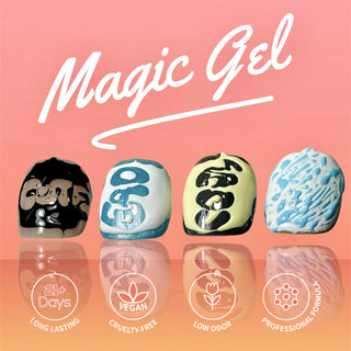LAVIS Magic Gel Set 12 Colors - 0.5 oz