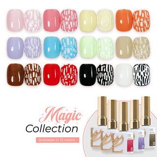 LAVIS Magic Gel Set 12 Colors - 0.5 oz
