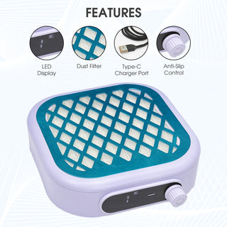 Mini Nail Dust Collector - Lavender