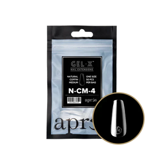 APRES - Gel-X Natural Coffin Medium #4