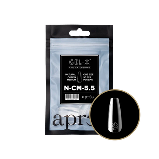 APRES - Gel-X Natural Coffin Medium #5.5