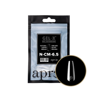 APRES - Gel-X Natural Coffin Medium #6.5