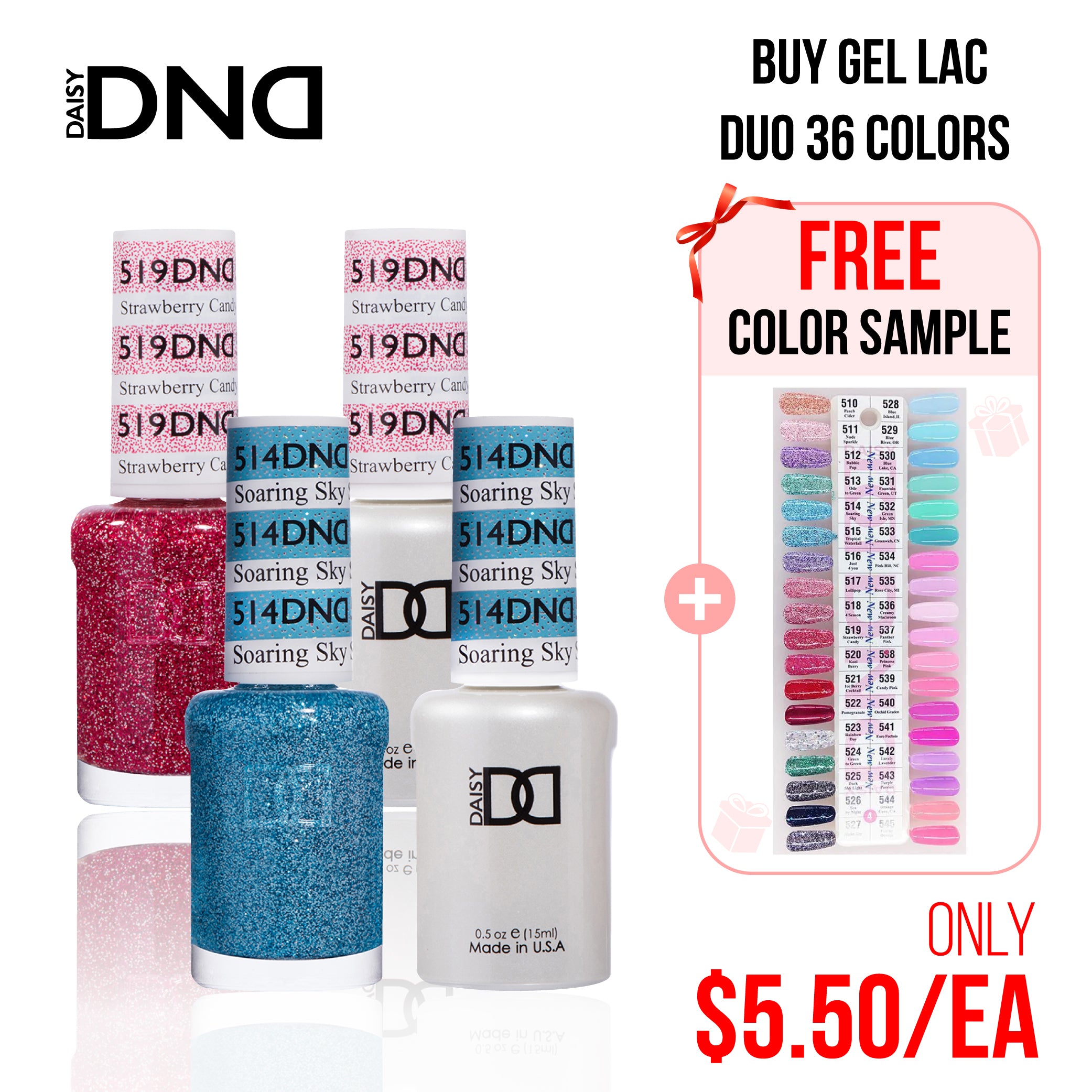 DND Part 04 - Set of 35 Gel & Lacquer Combos