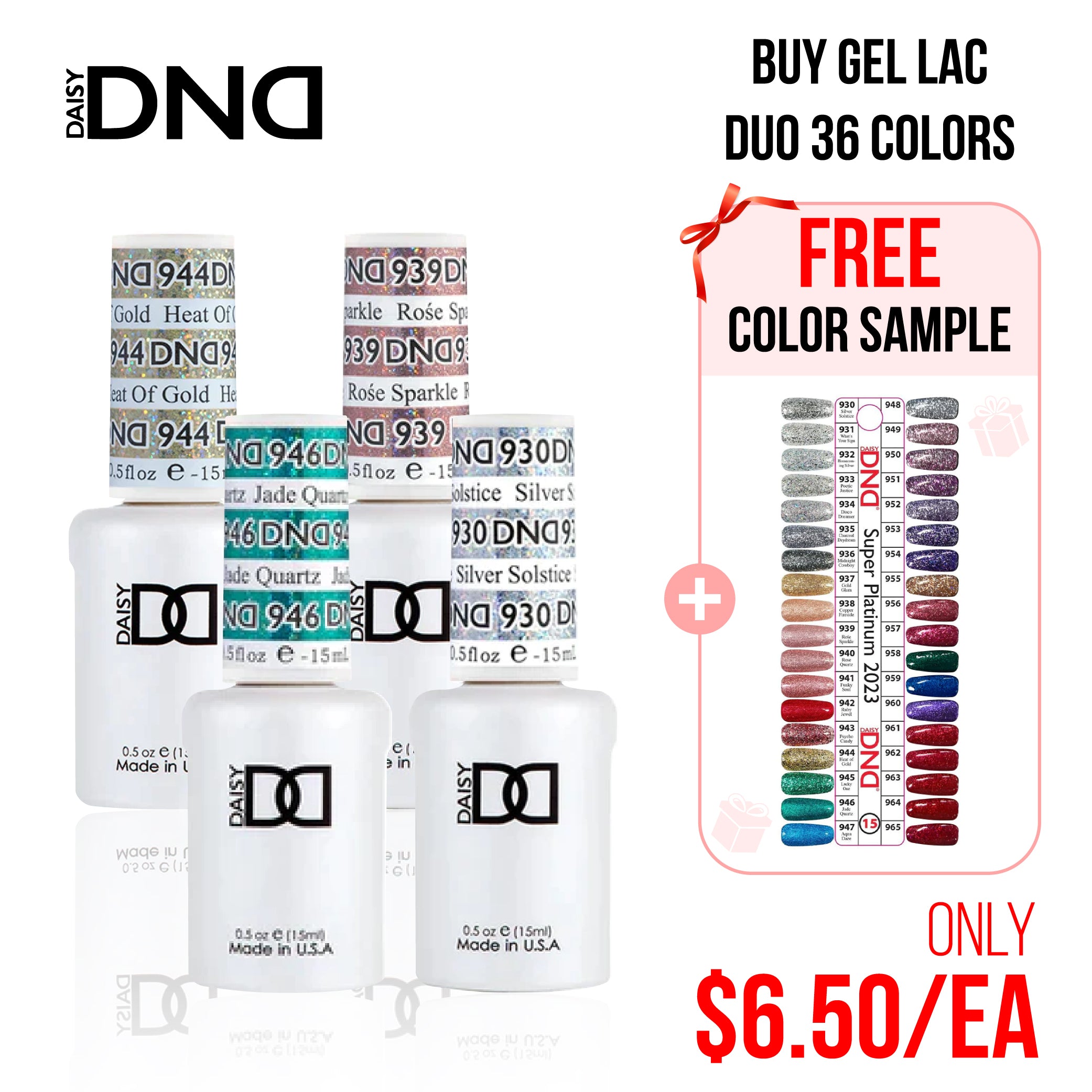 DND Part 15 - Set Of 36 Gel Polish