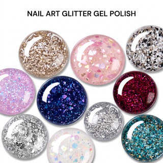 LAVIS Nail Art Glitter Gel Polish