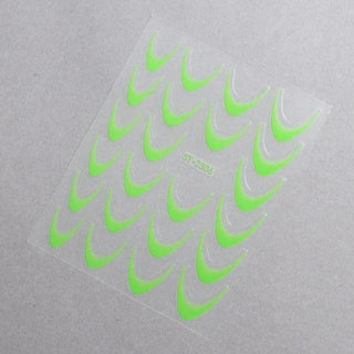 5D Nail Stickers ST-2306-10 - Neon Green