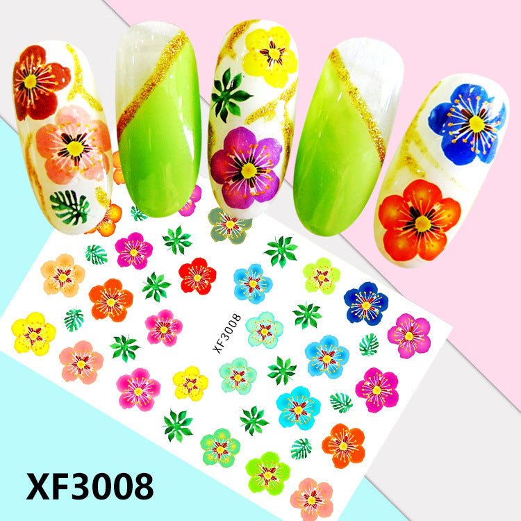 Nail Art Stickers - XF3008