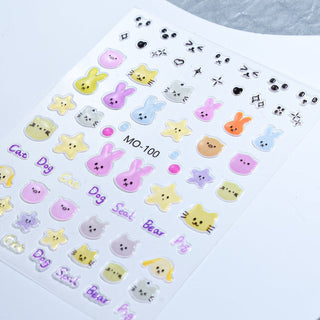 Nail Art Stickers MO-100