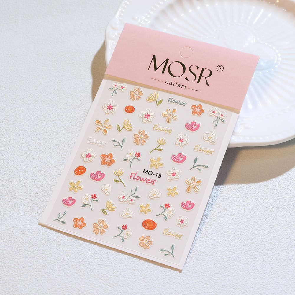 Nail Art Stickers MO-18