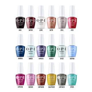 OPI Intelli-Gel - Set 18 Gel Colors  - Gel Color 0.5 oz - Winter Midnight Luxe Collection