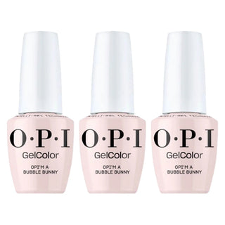 OPI Intelli-Gel Bubble Bunny Combo - Set 5 with Base & Top, Set 3 (S86, S061, H22) or 3 x S061 Bubble Bunny