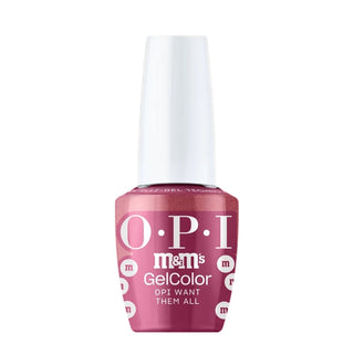 OPI Intelli Gel & Lacquer Duo - HPT09 OPI Want Them All - 0.5 oz (OPI M&M Collection)