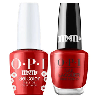 OPI Intelli Gel & Lacquer Duo - HPT02 Melt In Your Mani - 0.5 oz (OPI M&M Collection)