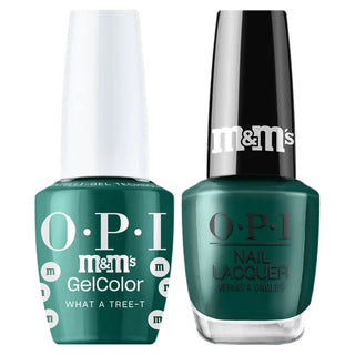 OPI Intelli Gel & Lacquer Duo - HPT10 What A Tree-T - 0.5 oz (OPI M&M Collection)