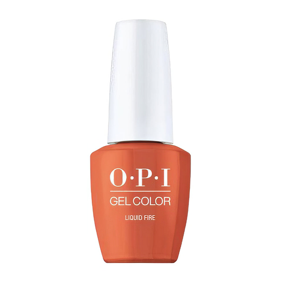 OPI Gel Nail Polish - F020 Liquid Fire - Gel Polish 0.5oz