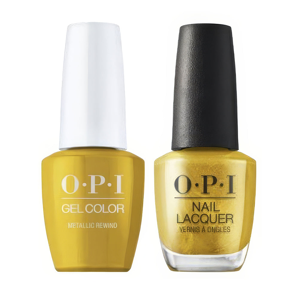 OPI Gel Nail Polish Duo - GLF022 Metallic Rewind - Gel Polish 0.5oz