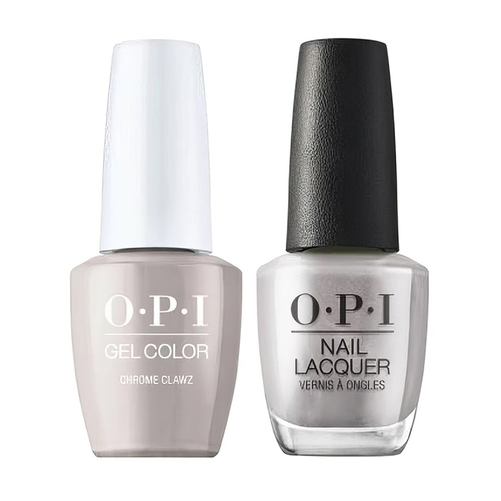 OPI Gel Nail Polish Duo - GLF024 Chrome Clawz - Gel Polish 0.5oz