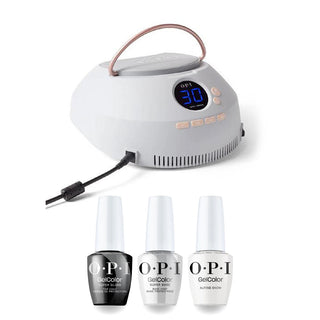 OPI Intelli Gel Basic Kit - L00 Alpine Snow & Nail Lamp