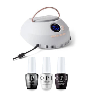 OPI Intelli Gel Basic Kit - W42 Lincoln Park After Dark & Nail Lamp 