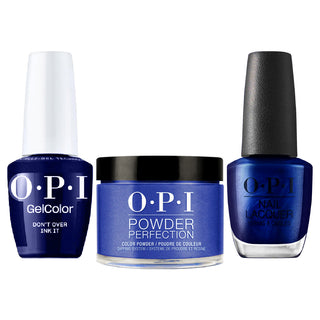 OPI Intelli Gel & Lacquer Duo - F047 Don't Over Ink It - Blue, Black - 0.5 oz (OPI Fall 2026 Collection)