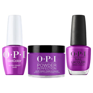 OPI Intelli 3 In 1 - S074 Ultra Violet Daze - Purple Color - Dip, Gel & Lacquer Matching (OPI Summer 2026 Collection)