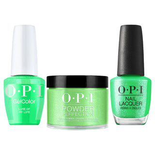 OPI Intelli 3 In 1 - S078 Lime Of My Life - Green Color - Dip, Gel & Lacquer Matching (OPI Summer 2026 Collection)